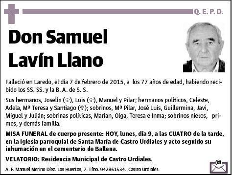 LAVIN LLANO,SAMUEL