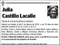CASTILLO LACALLE,JULIA