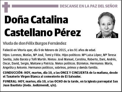 CASTELLANO PEREZ,CATALINA