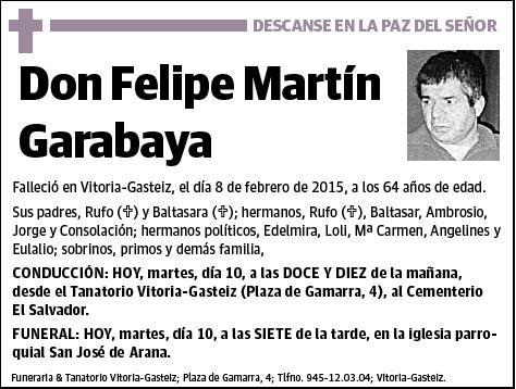 MARTIN GARABAYA,FELIPE