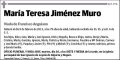 JIMENEZ MURO,MARIA TERESA