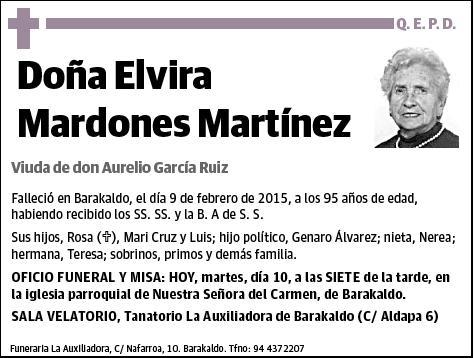 MARDONES MARTINEZ,ELVIRA