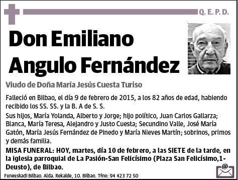 ANGULO FERNANDEZ,EMILIANO