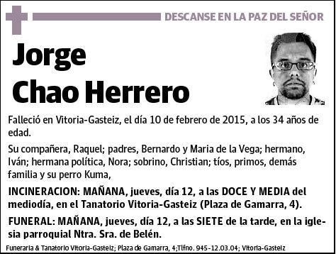 CHAO HERRERO,JORGE