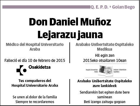 MUÑOZ LEJARAZU,DANIEL