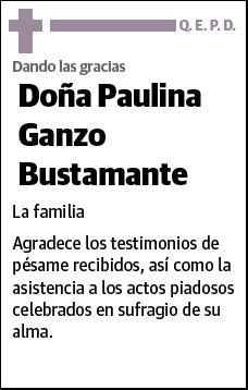 GANZO BUSTAMANTE,PAULINA