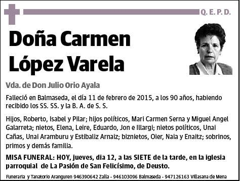 LOPEZ VARELA,CARMEN