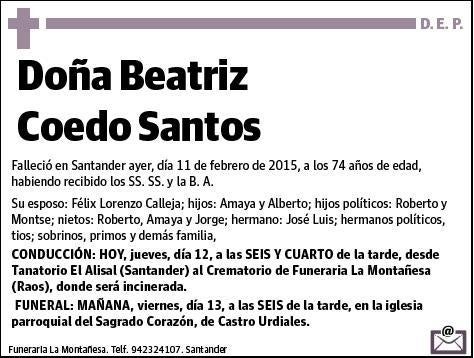 COEDO SANTOS,BEATRIZ