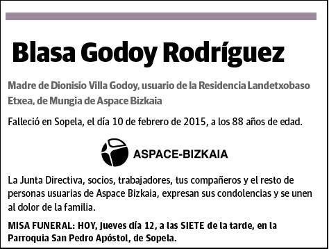 GODOY RODRIGUEZ,BLASA