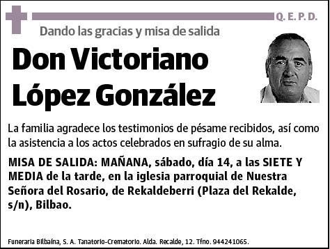 LOPEZ GONZALEZ,VICTORIANO