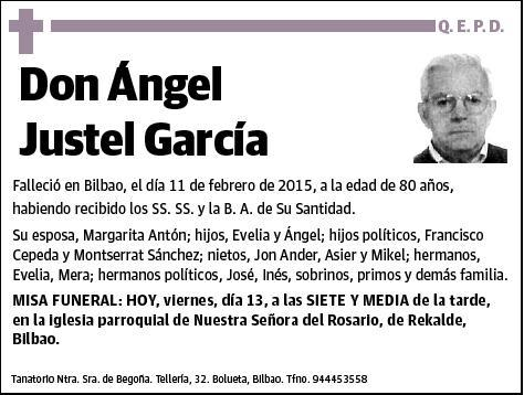 JUSTEL GARCIA,ANGEL