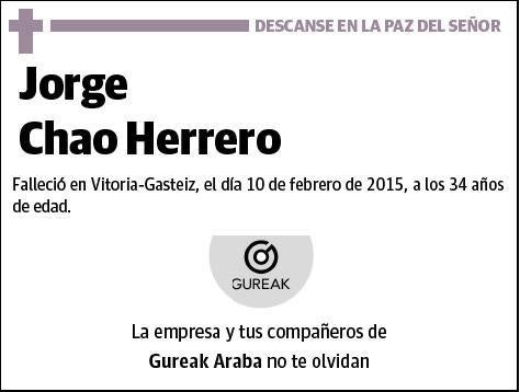 CHAO HERRERO,JORGE