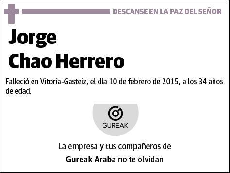 CHAO HERRERO,JORGE