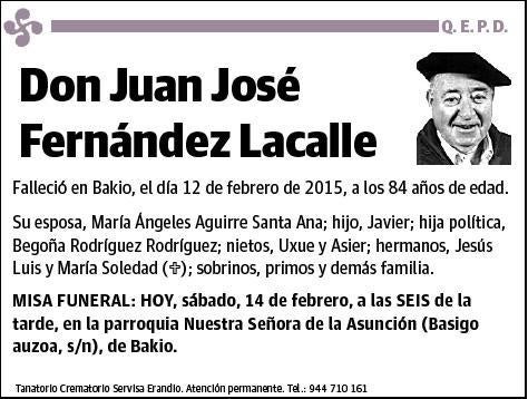 FERNANDEZ LACALLE,JUAN JOSE