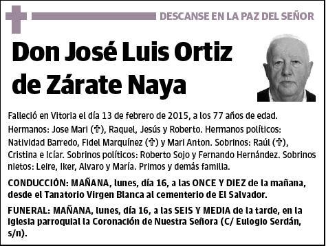 ORTIZ DE ZARATE NAYA,JOSE LUIS