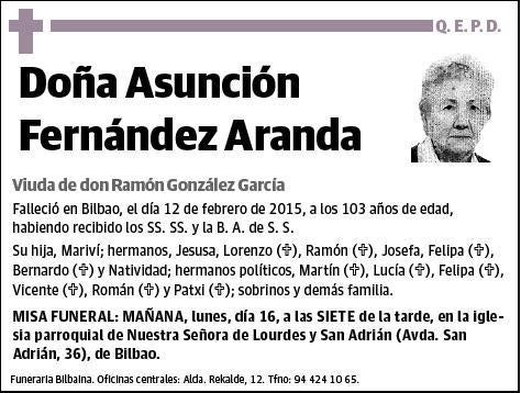 FERNANDEZ ARANDA,ASUNCION