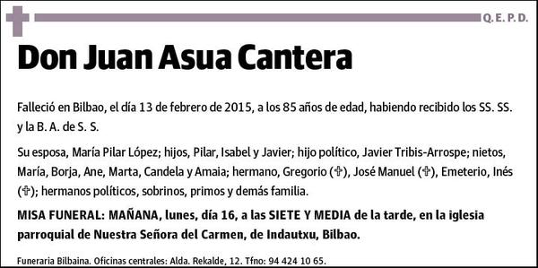 ASUA CANTERA,JUAN