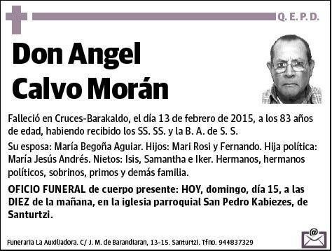 CALVO MORAN,ANGEL