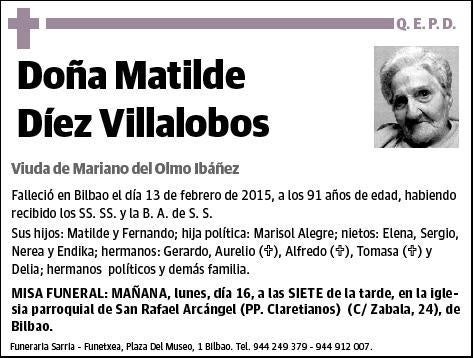 DIEZ VILLALOBOS,MATILDE