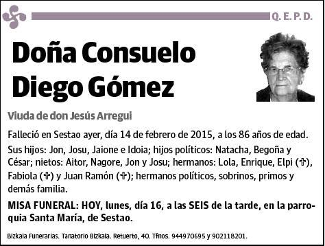 DIEGO GOMEZ,CONSUELO