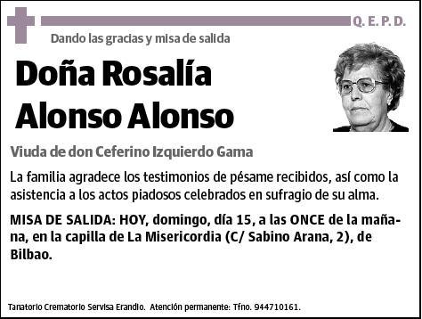 ALONSO ALONSO,ROSALIA