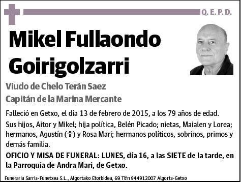 FULLAONDO GOIRIGOIZARRI,MIKEL