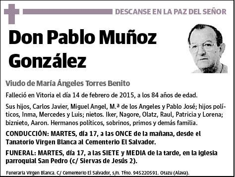 MUÑOZ GONZALEZ,PABLO