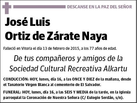 ORTIZ DE ZARATE NAYA,JOSE LUIS