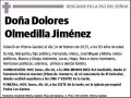 OLMEDILLA JIMENEZ,DOLORES
