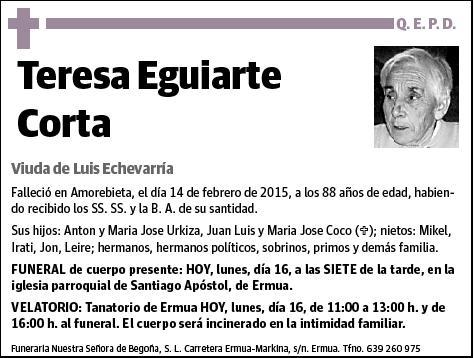 EGUIARTE CORTA,TERESA