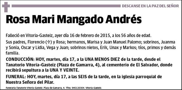 MANGADO ANDRES,ROSA MARI