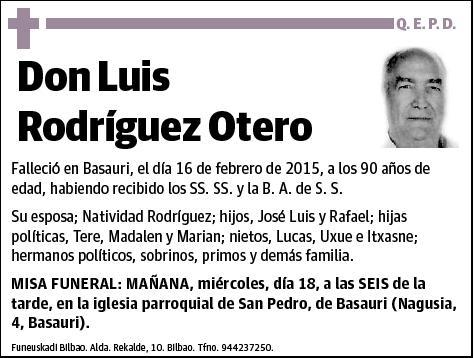 RODRIGUEZ OTERO,LUIS