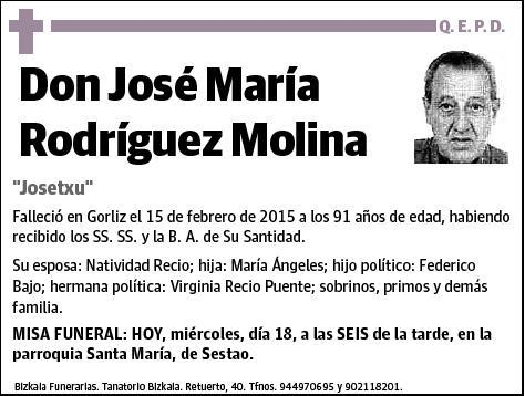 RODRIGUEZ MOLINA,JOSE MARIA