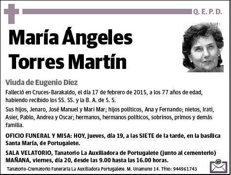 TORRES MARTIN,MARIA ANGELES