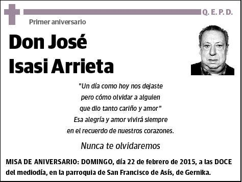 ISASI ARRIETA,JOSE