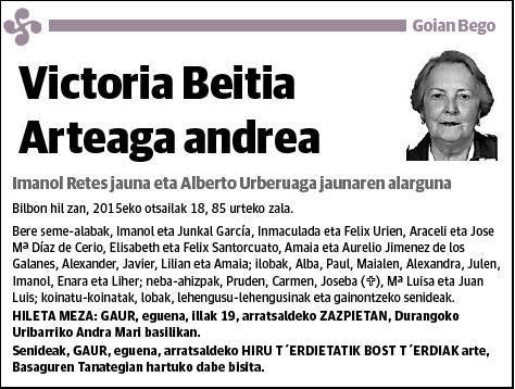 BEITIA ARTEAGA,VICTORIA