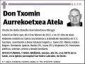 AURREKOETXEA ATELA,TXOMIN