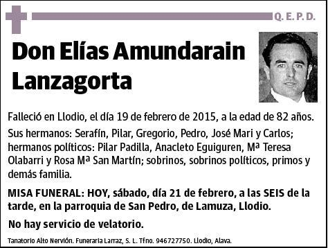 AMUNDARAIN LANZAGORTA,ELIAS