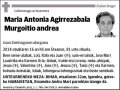 AGIRREZABALA MURGOITIO,MARIA ANTONIA