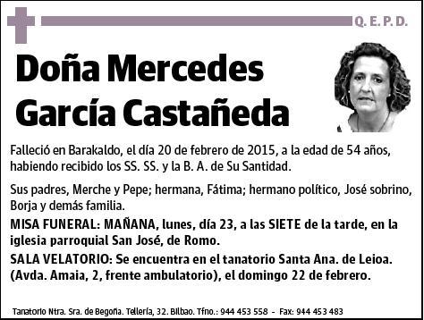 GARCIA CASTAÑEDA,MERCEDES