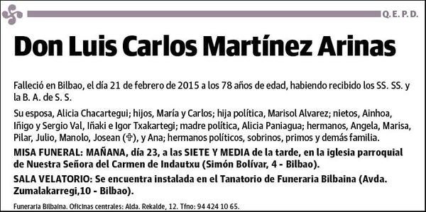 MARTINEZ ARINAS,LUIS CARLOS