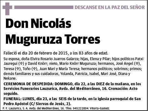 MUGURA TORRES,NICOLAS