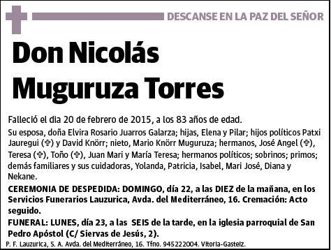 MUGURA TORRES,NICOLAS