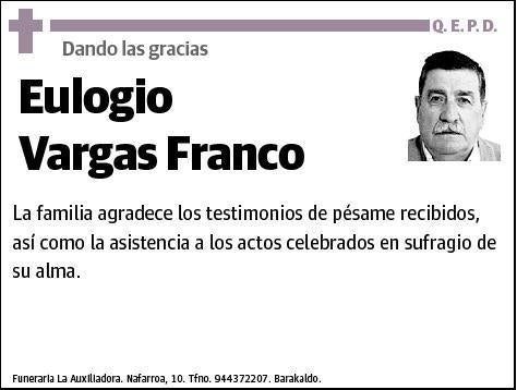 VARGAS FRANCO,EULOGIO