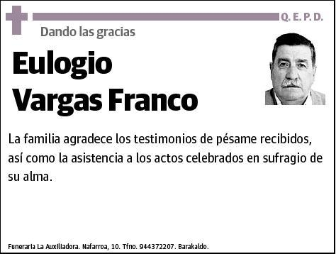 VARGAS FRANCO,EULOGIO