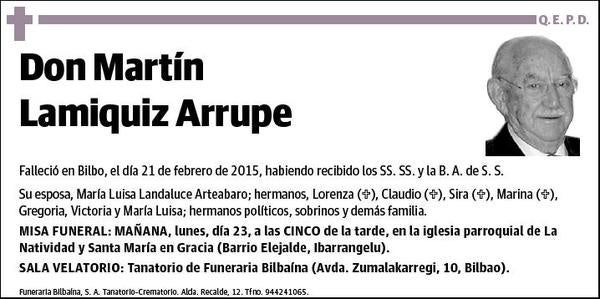 LAMIKIZ ARRUPE,MARTIN