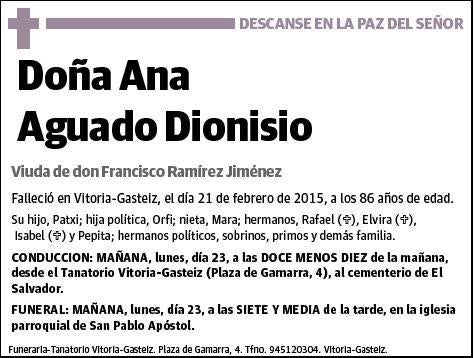 AGUADO DIONISIO,ANA