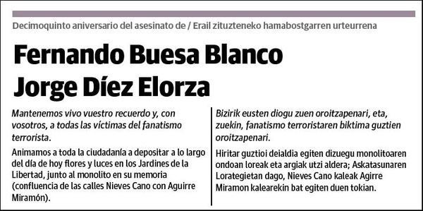 Y JORGE DIEZ ELORZA,FERNANDO BUESA BLANCO