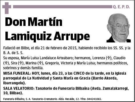 LAMIKIZ ARRUPE,MARTIN