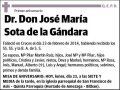 SOTA DE LA GANDARA,JOSE MARIA